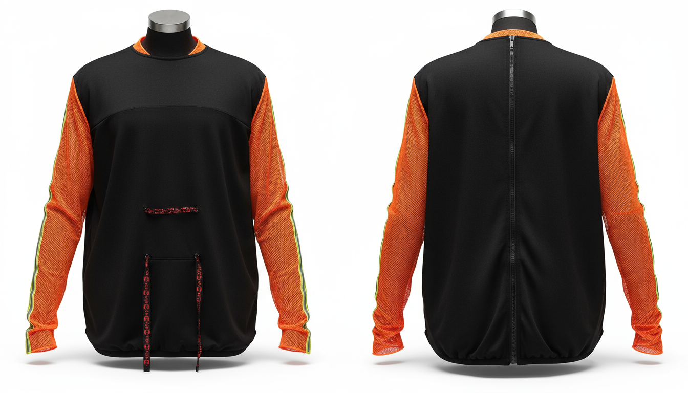 Ninja Streetwear Top Back View